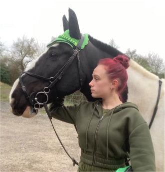 Morgan Dutton with her horse Feather